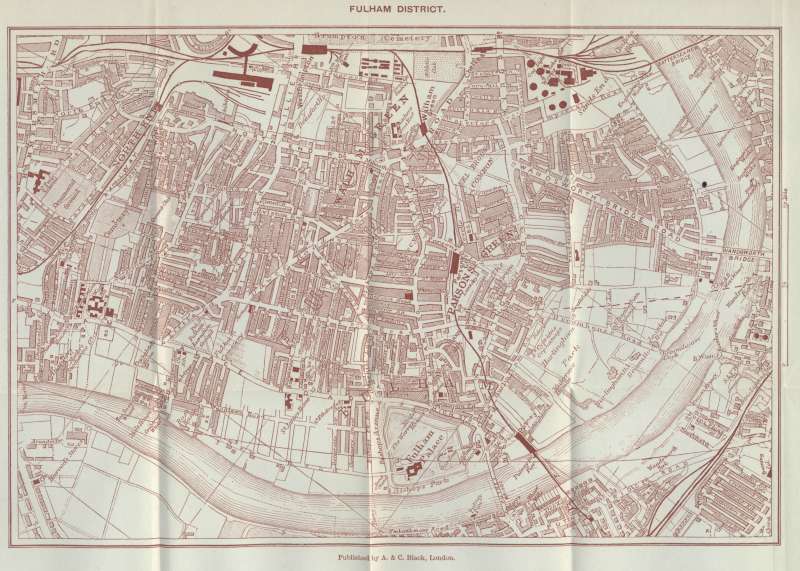 FULHAM DISTRICT.

Published by A. & C. Black, London.