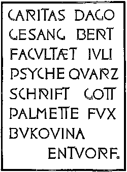 73. MODERN GERMAN CAPITALS. JOSEPH PL�CNIK