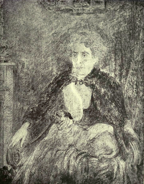 La M&egrave;re du Paintre&mdash;1889. Dessin. (Collection Robert Goldschmidt)