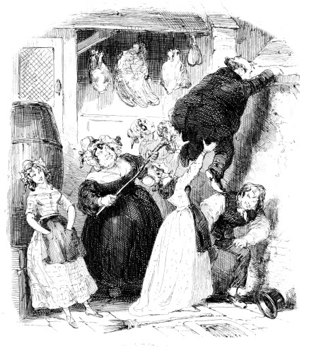 Escape of the Mayor of Bristol.

“His worship, seeing me, said, ‘For God’s sake, young man, assist me
up.’ I stooped down & helped his worship up, the female servants
assisting him behind.”