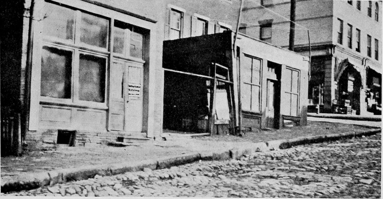 Storerooms in the Hill District Converted into Family
Residences and Rooming Houses.