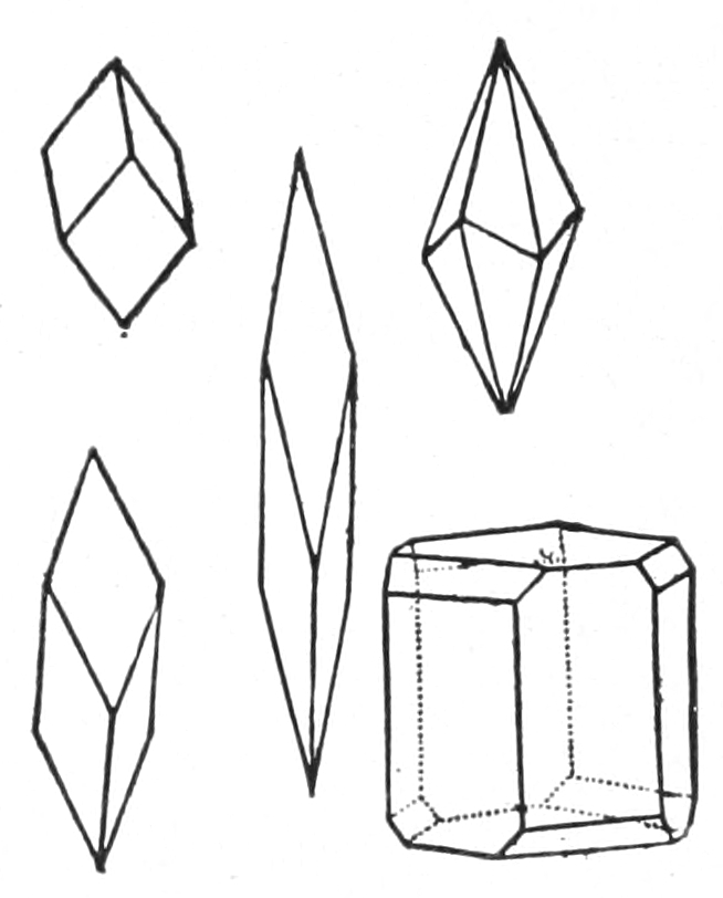 Calcite crystals